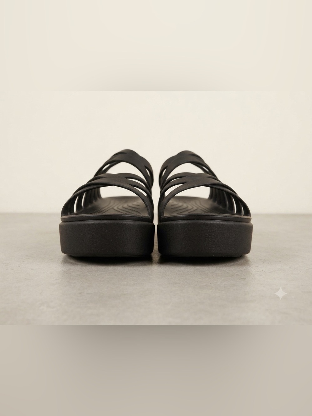 Crocs Brooklyn Platform Low Wedge Sandals LiteRide Size 10 Womens - Picture 2 of 6